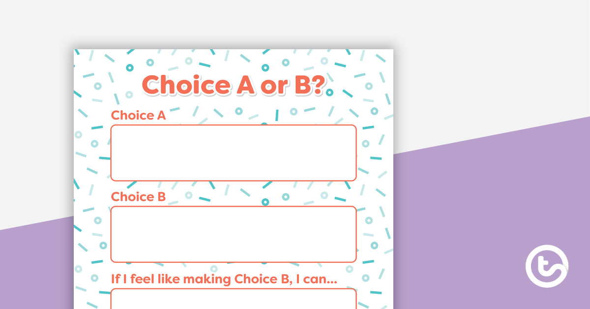 Image of Choice A or B? – Template