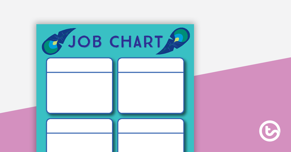 Thumbnail of Proud Peacocks - Job Chart - teaching resource