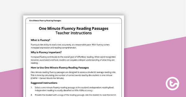 Thumbnail of Fluency Reading Passage - Sally's Bad Day (Grade 4) - teaching resource