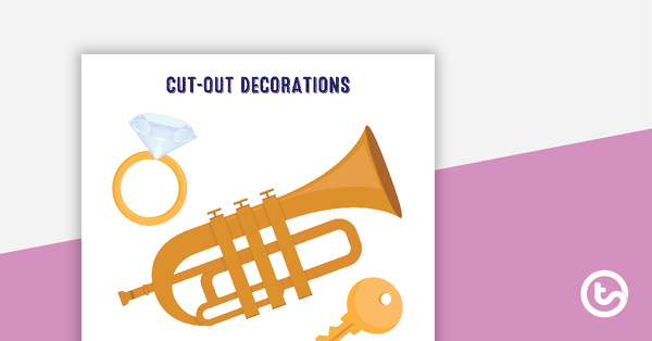 Preview image for Material World Cut-Out Decorations - teaching resource