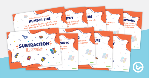 Preview image for Subtraction Strategies Posters - teaching resource