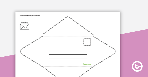 Thumbnail of Large Blank Envelope – Template - teaching resource