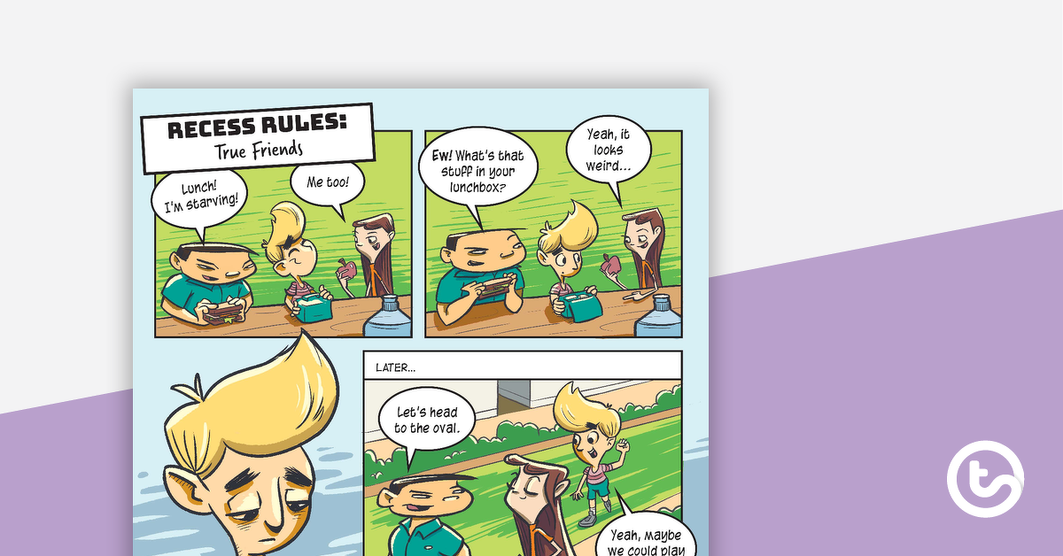 Preview image for Recess Rules: True Friends – Worksheet - teaching resource