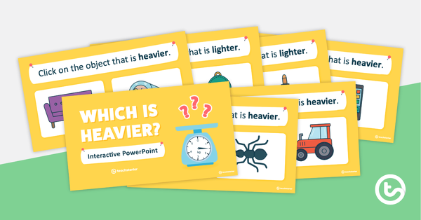 Thumbnail of Which Is Heavier? – Interactive PowerPoint - teaching resource