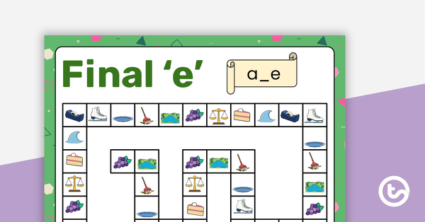 Preview image for Final e Board Game - A_E - teaching resource