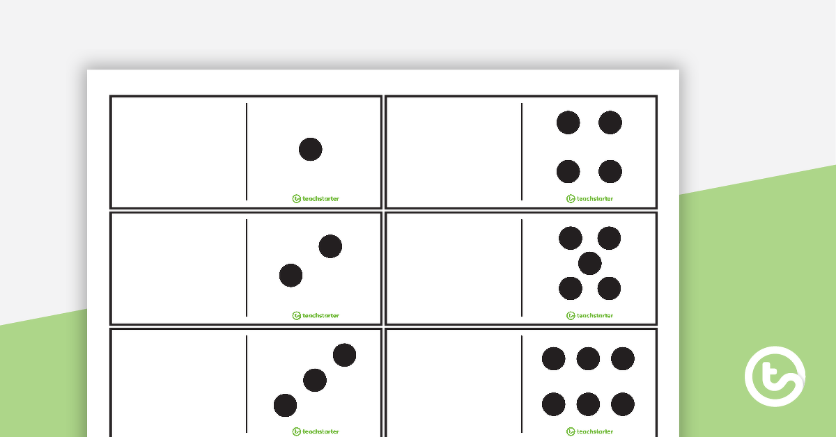 Preview image for Subitising 1 to 12 - Domino Cards - teaching resource