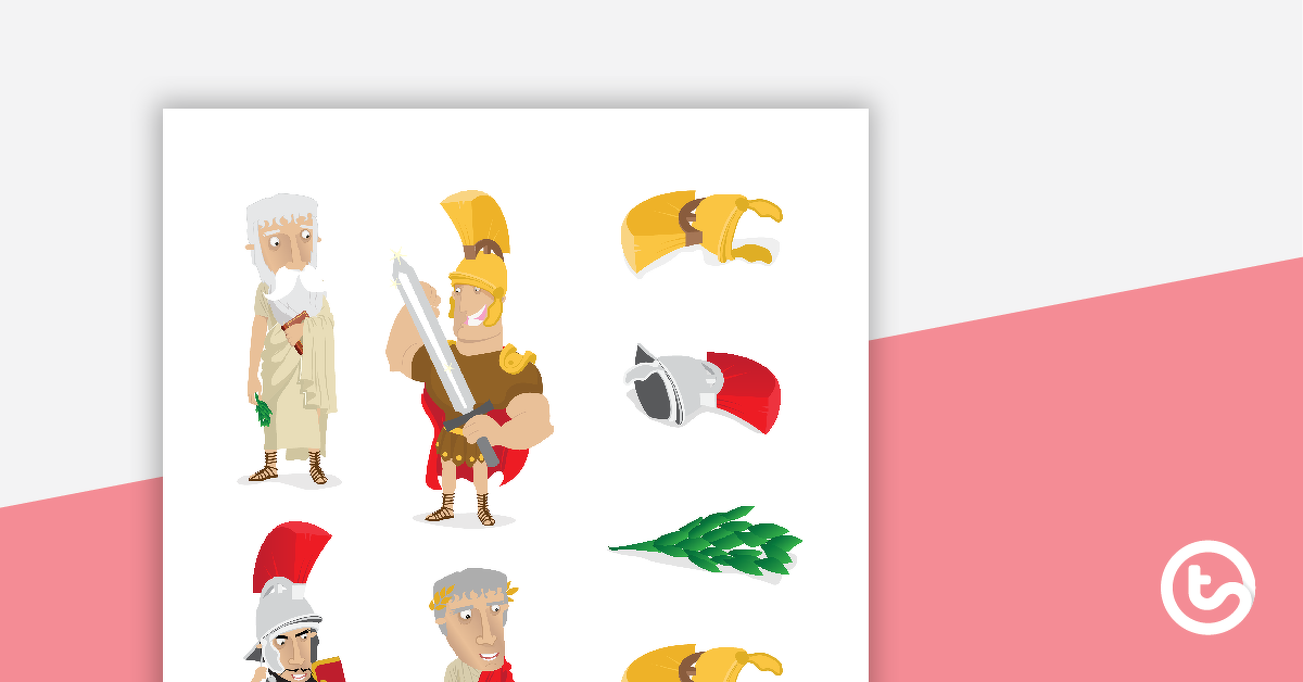 Preview image for Ancient Rome - Cut Out Decorations - teaching resource