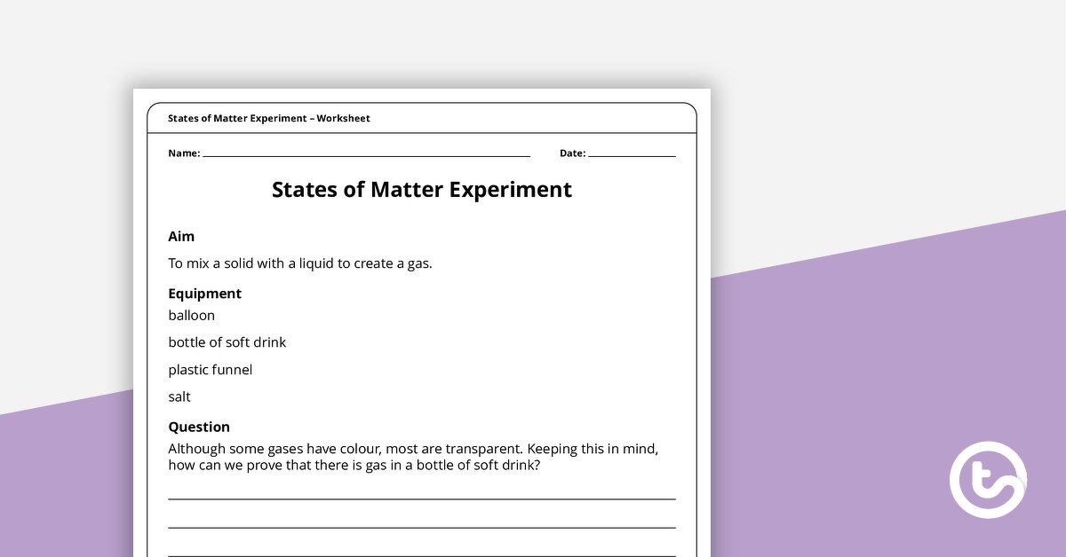 science experiments teaching resources teach starter