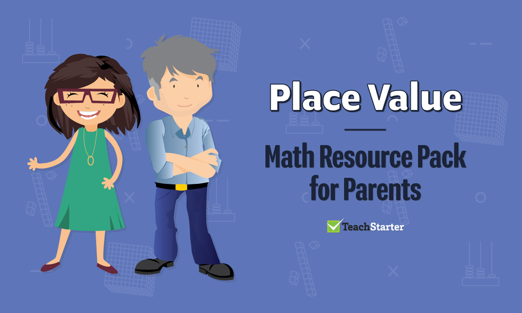 预览图像的数学资源包为父母-位值资源包