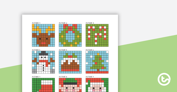 Thumbnail of Holiday Hundreds Chart Mystery Pictures - teaching resource