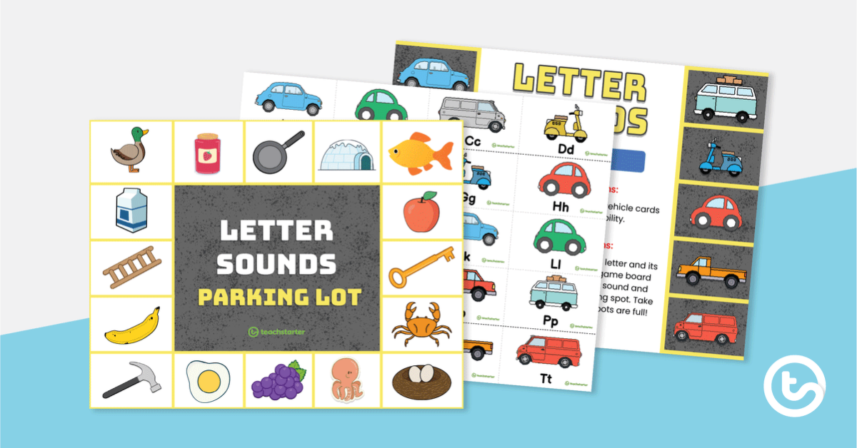 预览图像字母的声音停车场游戏-教学资源