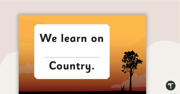 Preview image for Editable Acknowledgement of Country Poster - teaching resource
