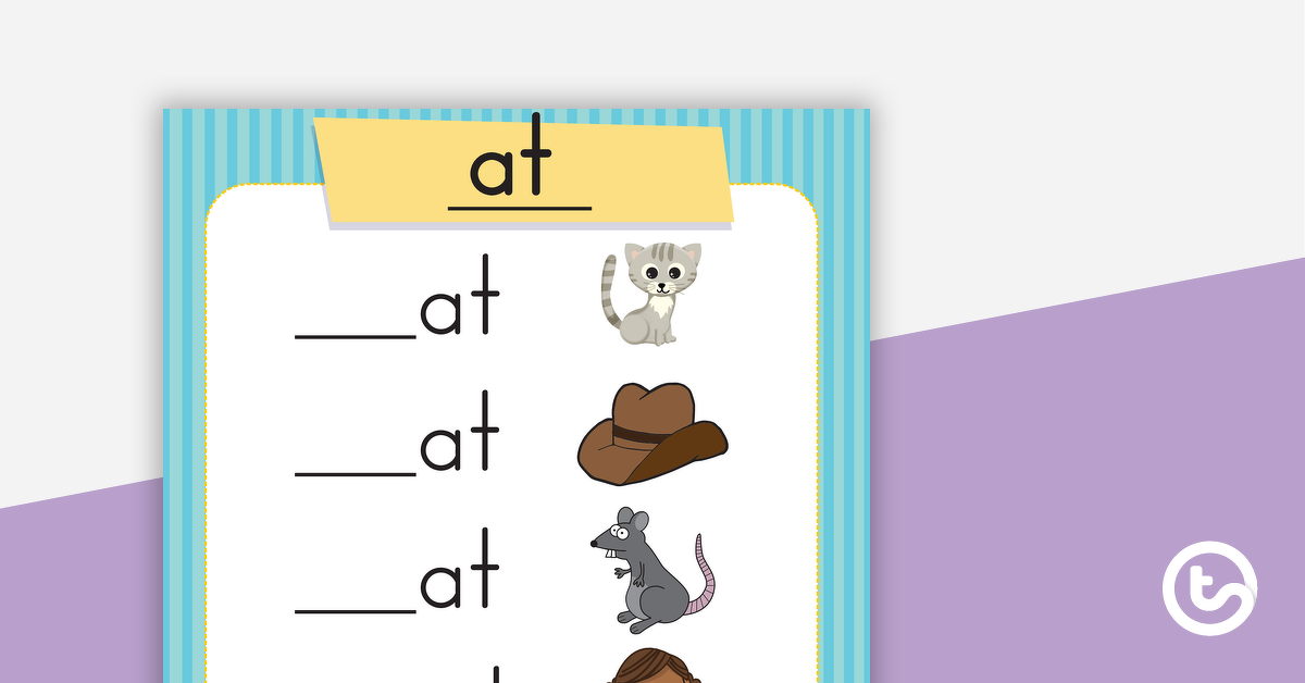 Preview image for Word Family Activity Sheets - teaching resource