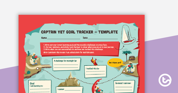 Preview image for Captain Yet Goal Tracker - teaching resource