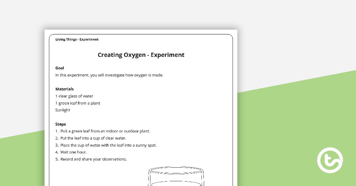 用于创建氧气的预览图像 - 实验 - 教学资源