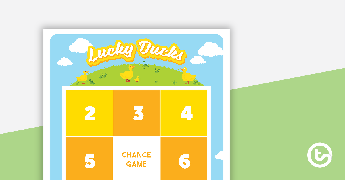 Preview image for Lucky Ducks - Chance Game - teaching resource