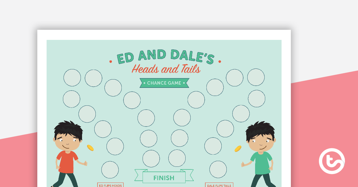 Preview image for Ed and Dale's Heads and Tails - Chance Game - teaching resource