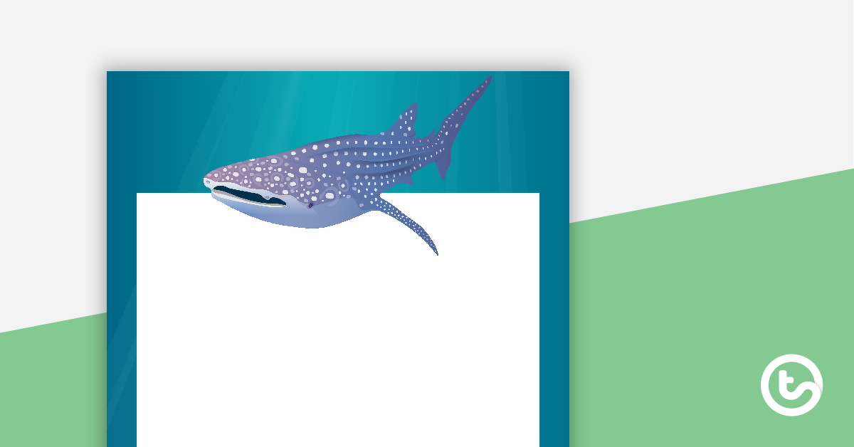 鲸鱼鲨鱼页面边界教学资源预览图像