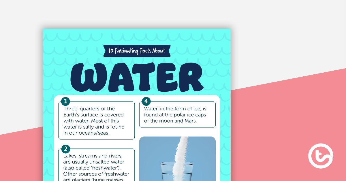 Preview image for 10 Fascinating Facts About Water – Worksheet - teaching resource