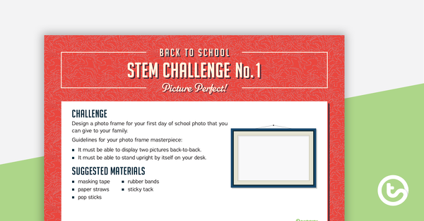 回到学校STEM挑战卡的预览图像 - 下年 - 教学资源