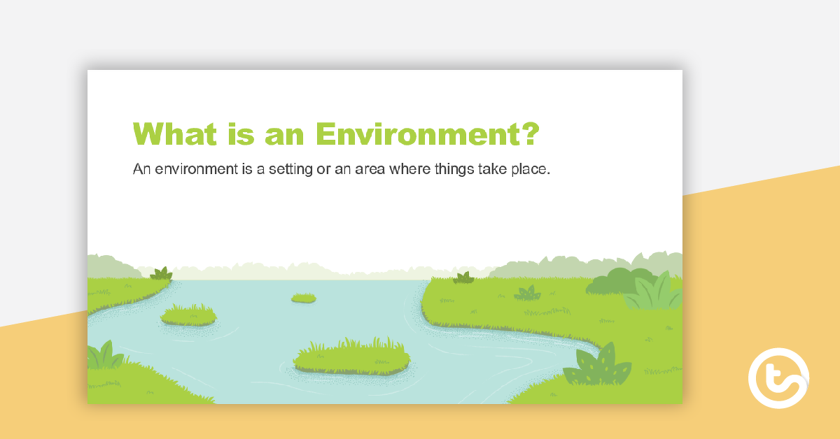 Preview image for Natural, Managed, and Constructed Environments PowerPoint - teaching resource