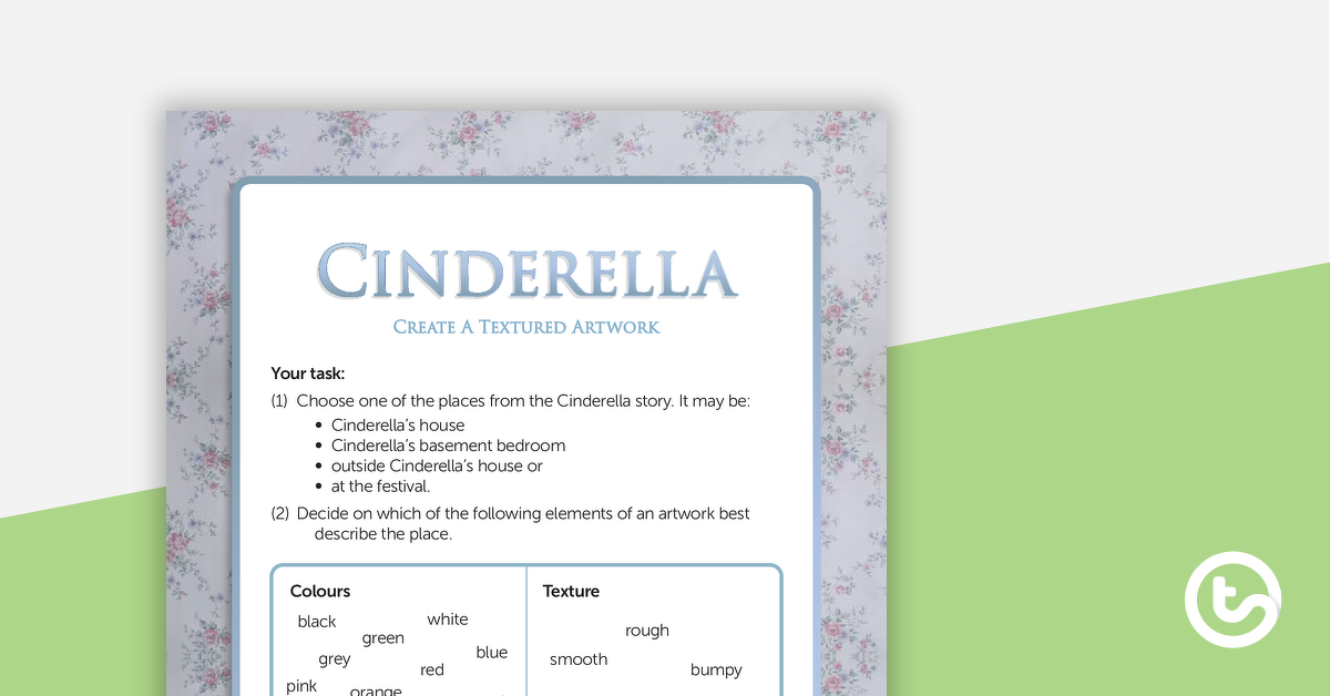 Preview image for Cinderella Collage Task - teaching resource