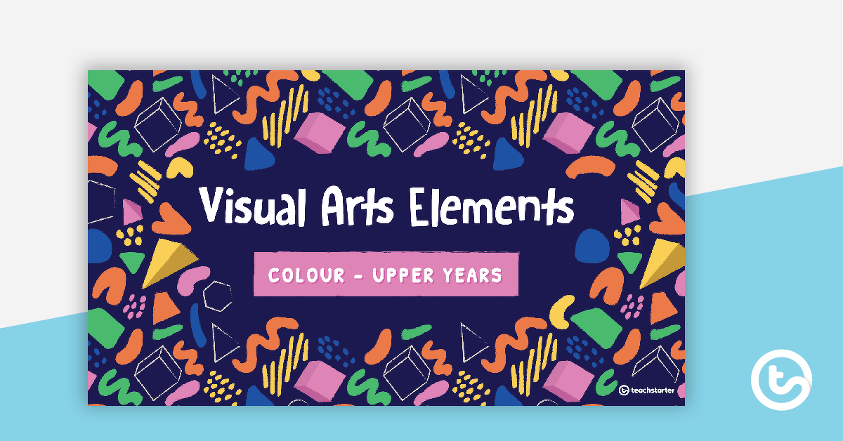 预览图像视觉艺术元素的彩色幻灯片——上年——教学资源