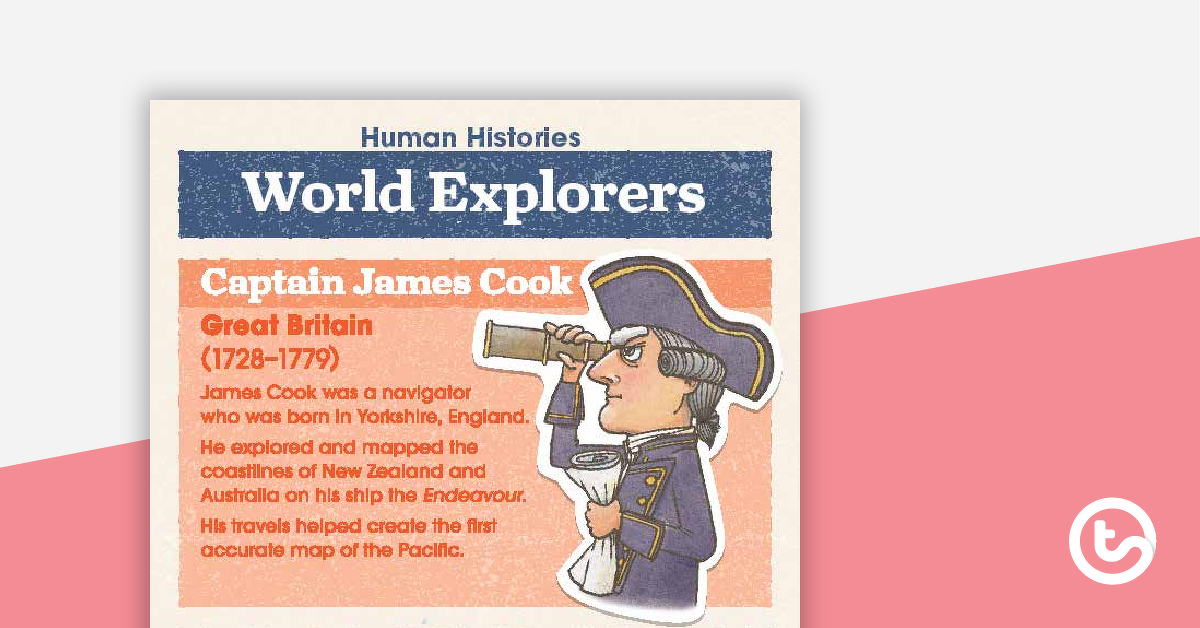 人类历史的预览图片:世界探险家——理解工作表——教学资源