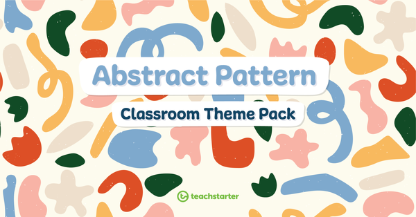 预览我age for Abstract Pattern Classroom Theme Pack - resource pack