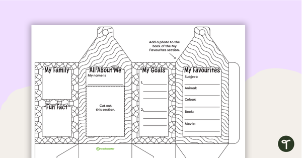 Preview image for All About Me Lantern - teaching resource