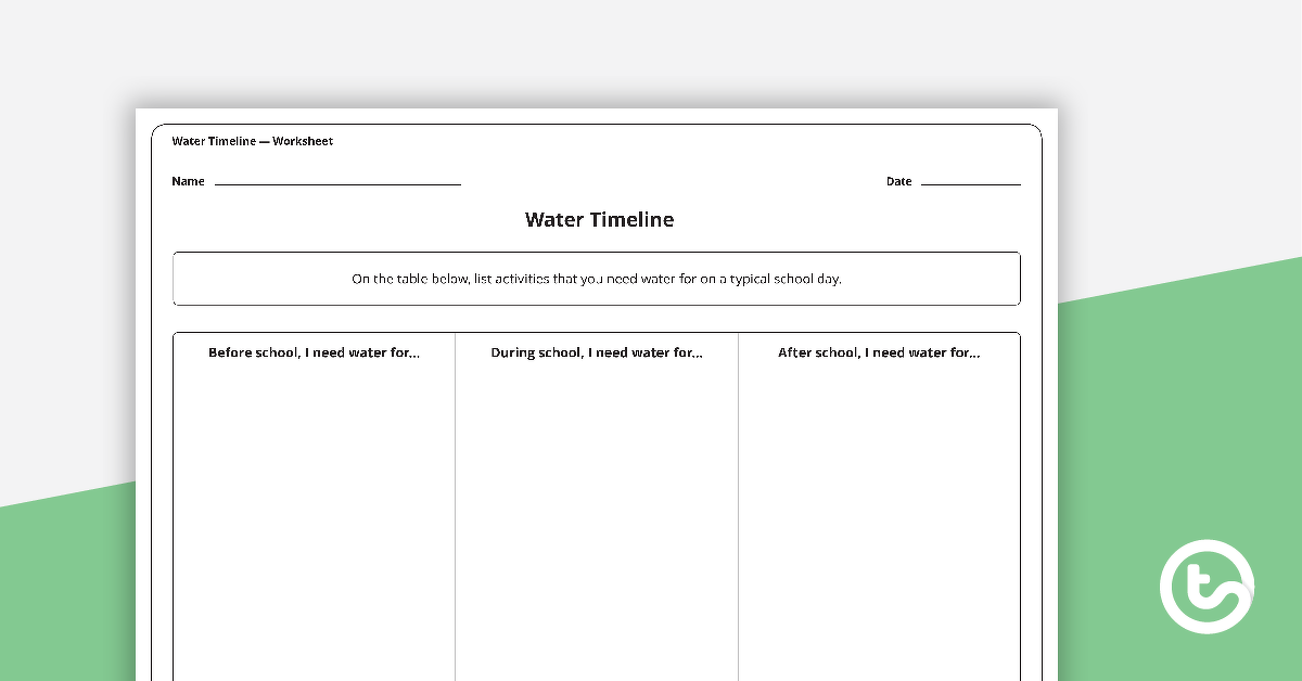 预览图像对水时间工作表——教学资源