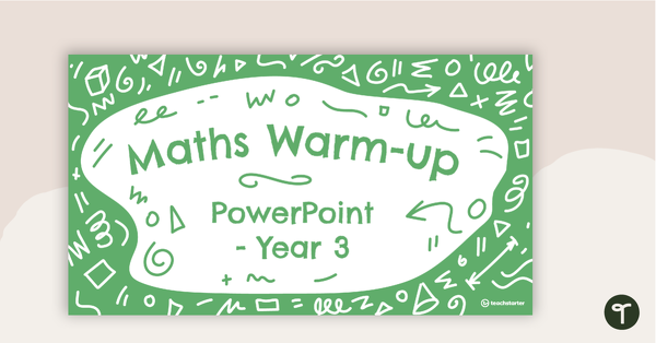 数学热身的预览图像交互式PowerPoint  -  3年 - 教学资源