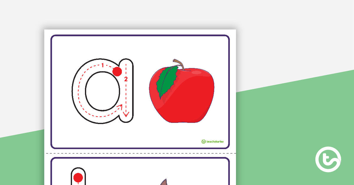 Image of Lowercase Letter Formation Task Cards