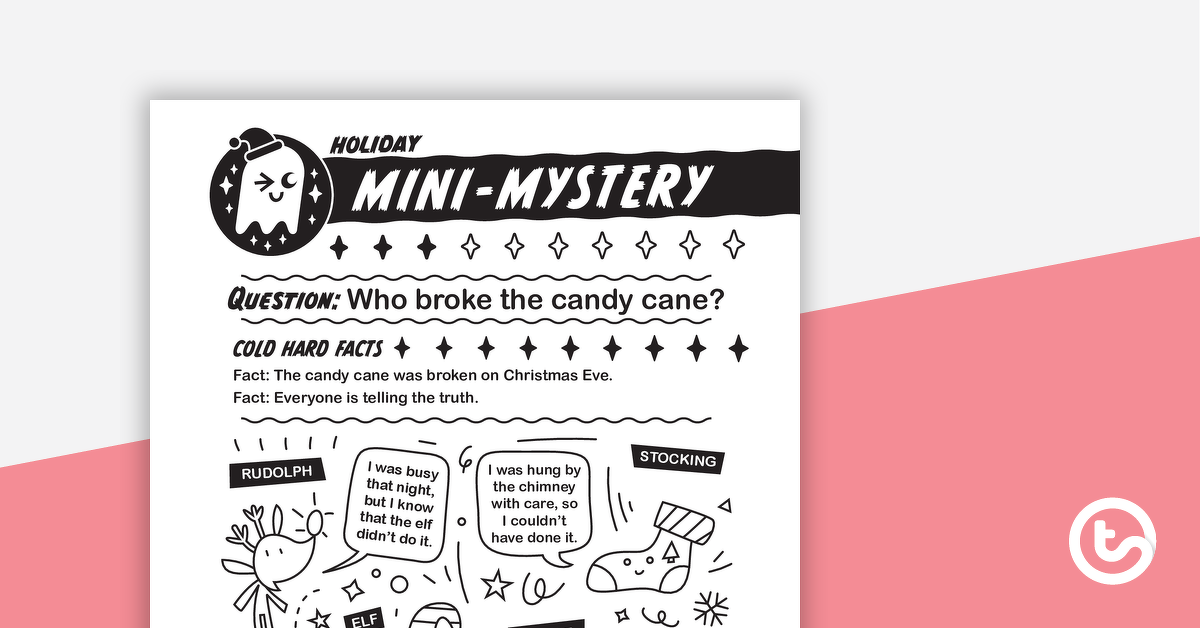 Image of Holiday Mini-Mystery – Who Broke the Candy Cane?