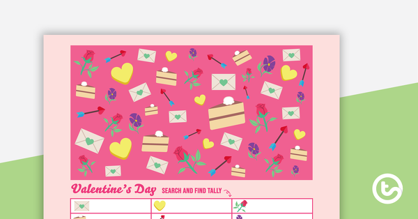 Preview image for Search and Find – Valentine's Day - teaching resource