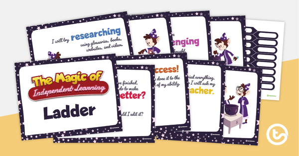 Preview image for The Magic of Independent Learning – Vertical Chart - teaching resource