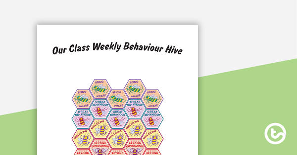Thumbnail of Our Class Weekly Behaviour Hive – Reward Chart - teaching resource