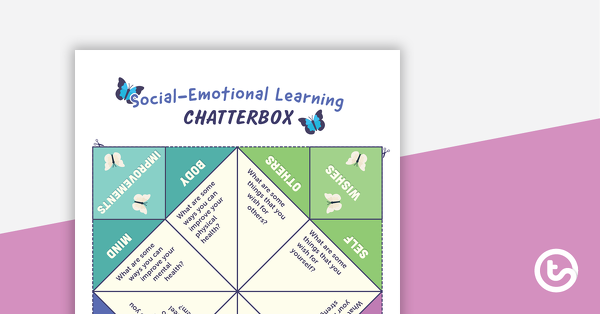 Preview image for Social-Emotional Learning Chatterbox - teaching resource