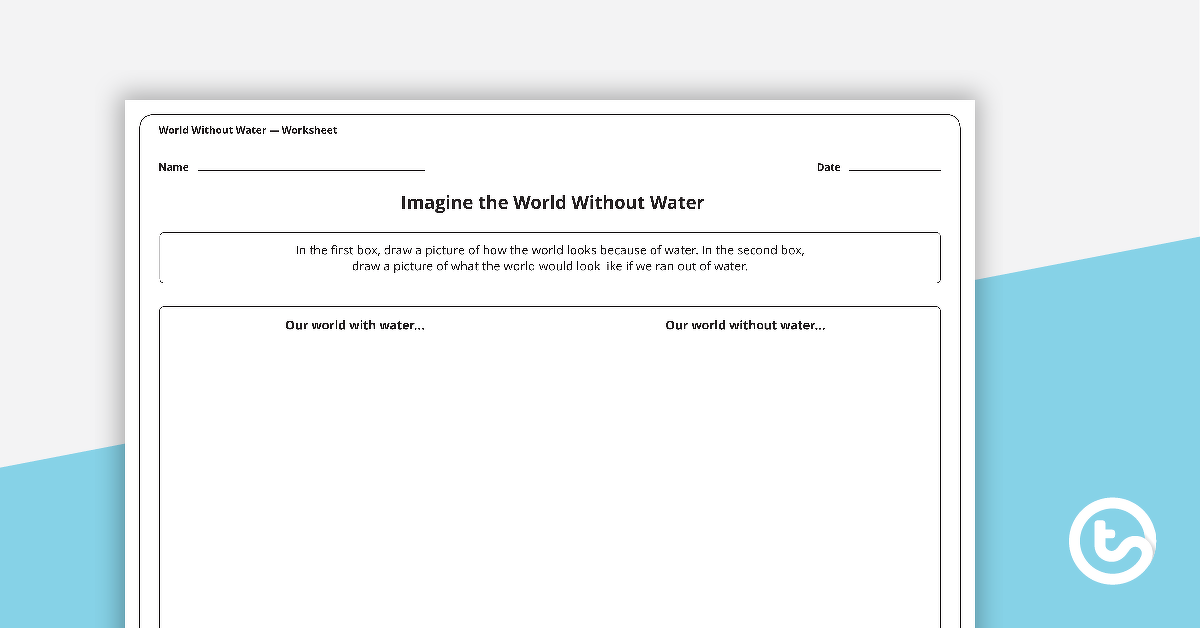 预览图像世界没有水工作表——教学资源