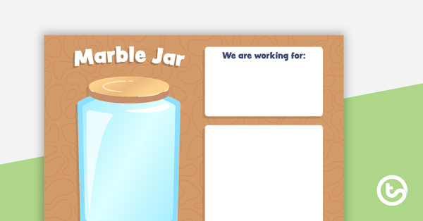 预览图像的虚拟奖励表——大理石Jar——教学资源