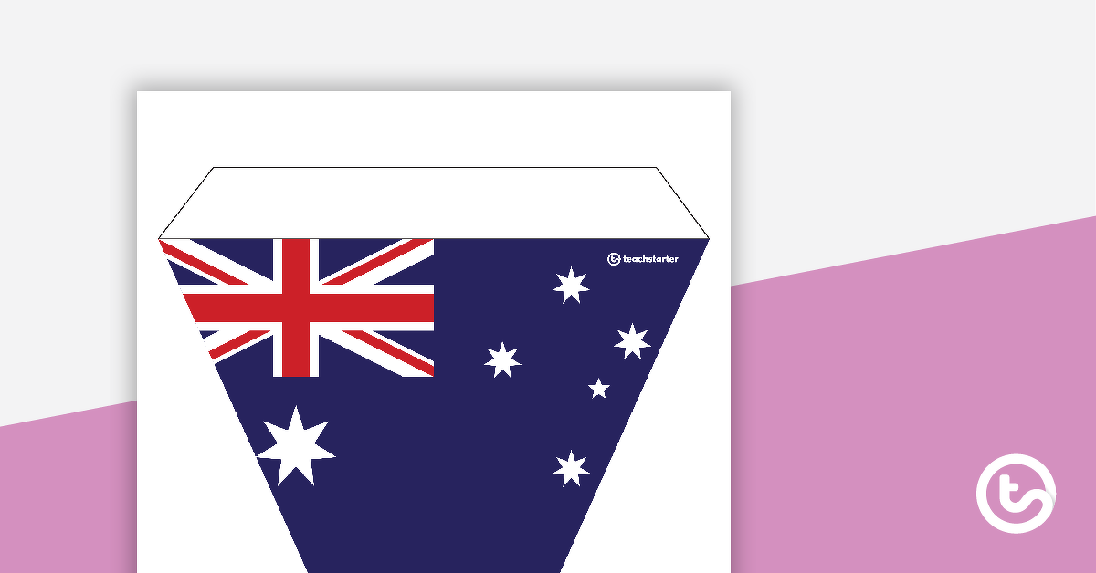 预览图像对澳大利亚国旗,旗帜——教学资源