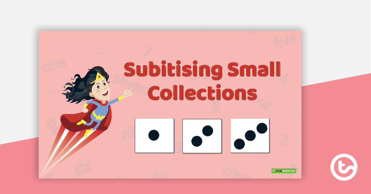 Preview image for Subitising Small Collections PowerPoint - teaching resource