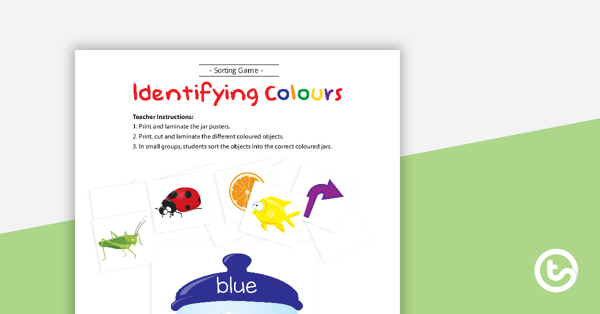 预览图像识别颜色 - 排序活动 - 教学资源
