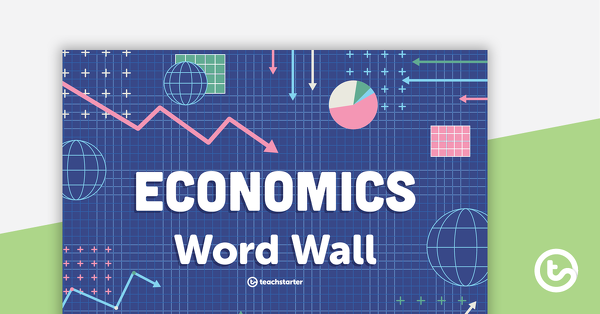 Preview image for Economics Word Wall Vocabulary - teaching resource
