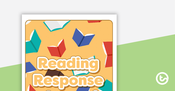 Preview image for Reading Response Journal - Cover Page - teaching resource