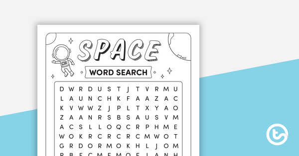 为空间字搜索的预览图像-较低的年级-教学资源
