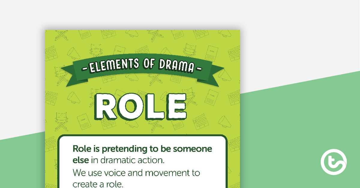 预览图像的角色——元素的戏剧海报——教学资源