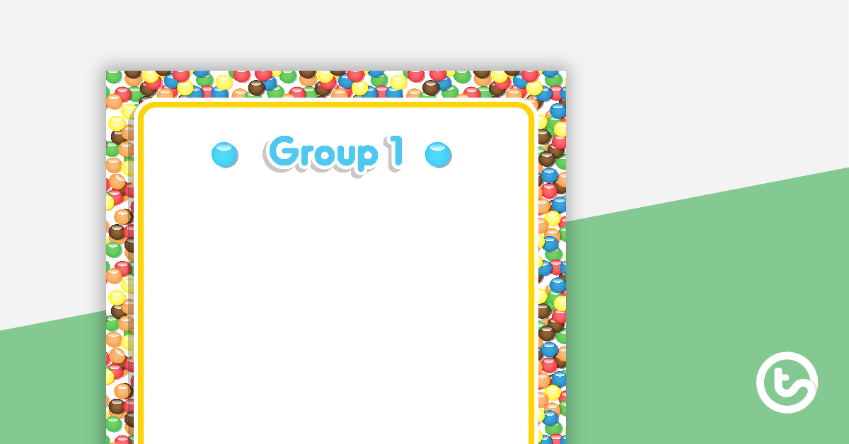 Preview image for Chocolate Buttons - Grouping Posters - teaching resource