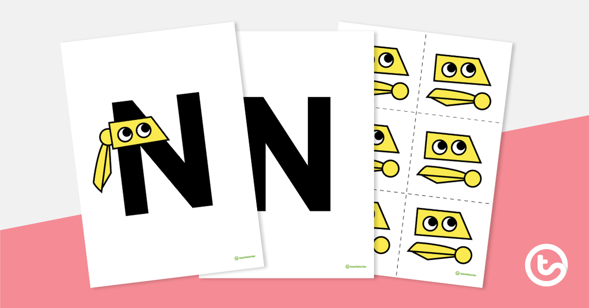 预览图像信工艺活动vity - 'N' is For Ninja - teaching resource