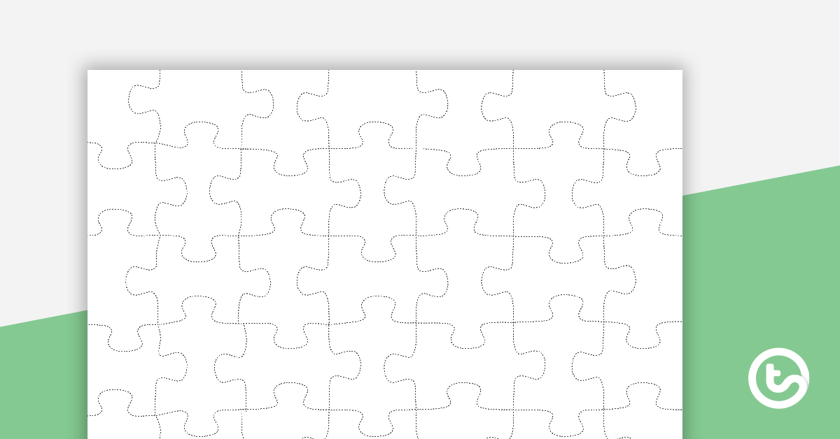 Preview image for Blank Puzzle Pieces - Portrait and Landscape - teaching resource